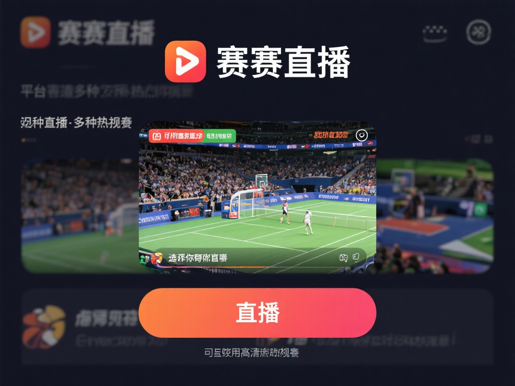 赛事直播：平台提供多种体育赛事的实时直播，涵盖足球