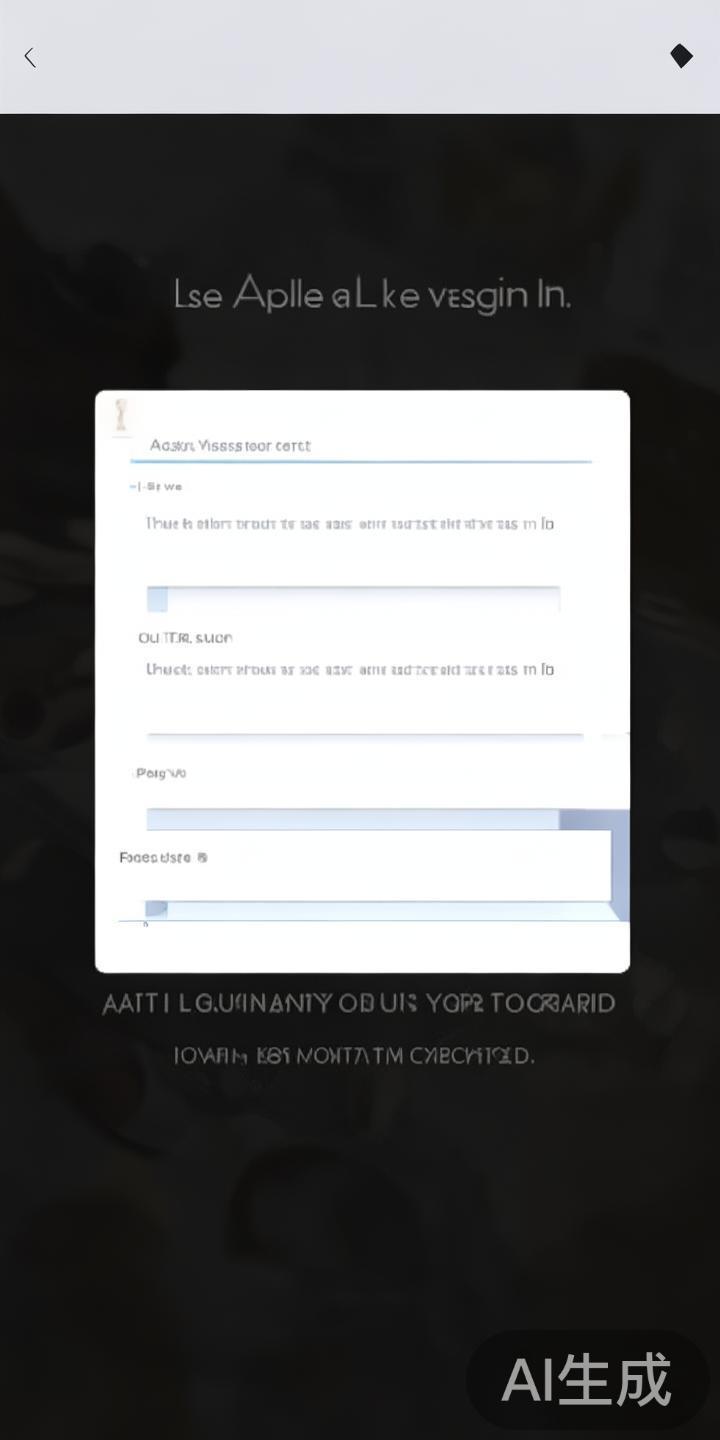 使用Apple&nbsp;ID登录
点击“使用苹果登录”，